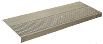 Nos. 622 Half Diamond Design Heavy Duty and GS622 Grit-Strip  Stair Treads<BR>With Companion 624 Tile and 788 Tile