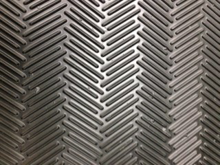 Herringbone Ribbed Vinyl Matting