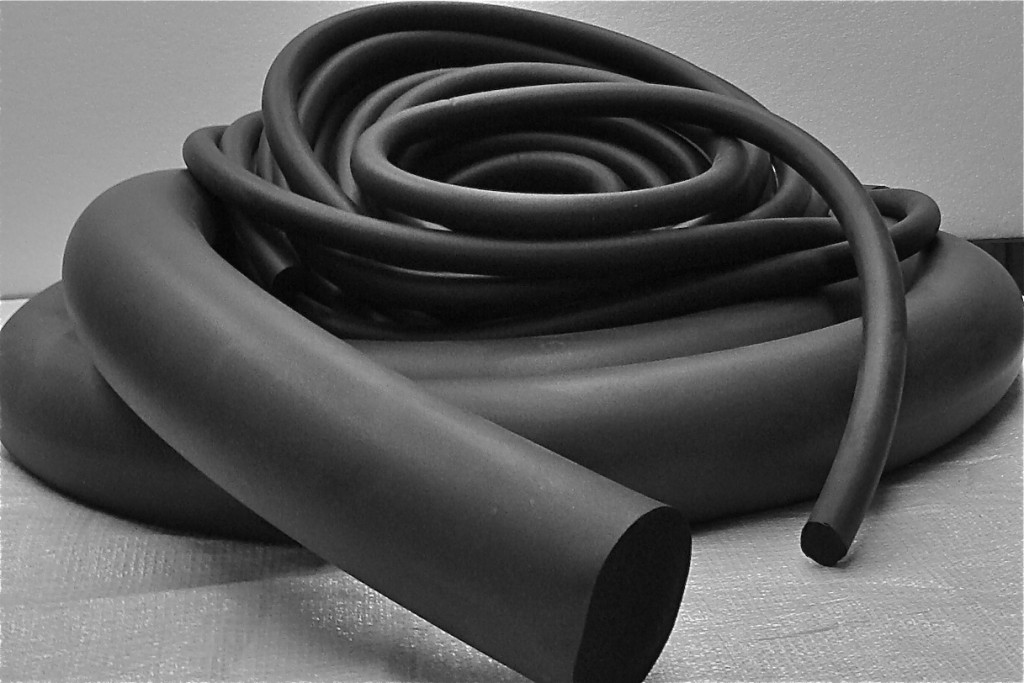 Full round closed cell neoprene chord, closed cell neoprene, gasketing material
