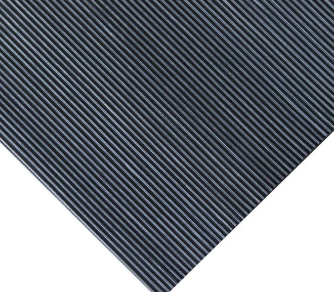 Corrugated Wide Rib Rubber Runner Mats