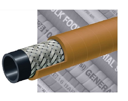 Kuriyama T140AK Hose | Braided Steel Wire Air Hose